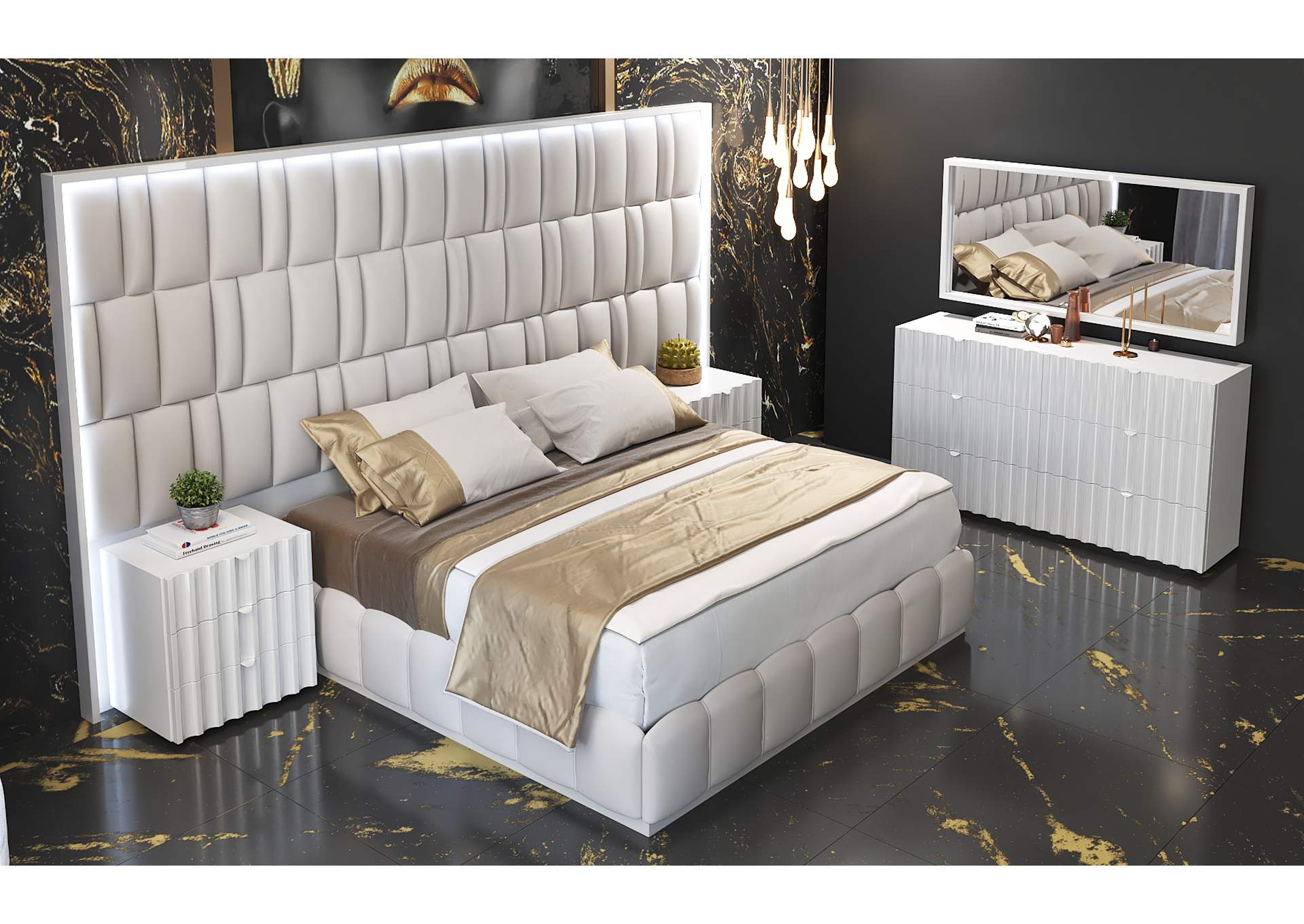 Orion Bedroom SET,ESF Wholesale Furniture