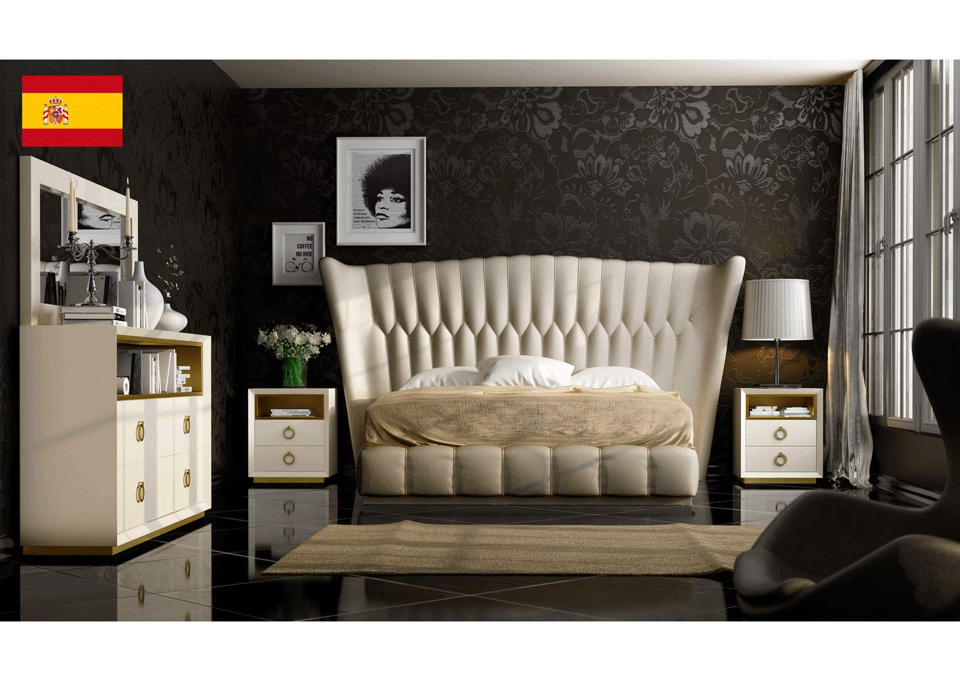 Velvet Bedroom SET,ESF Wholesale Furniture