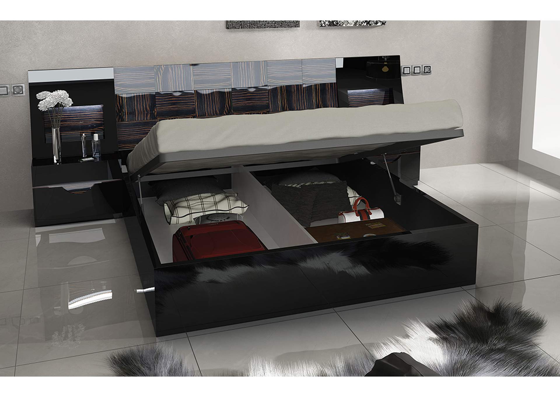 Black Marbella 120 Dresser,ESF Wholesale Furniture