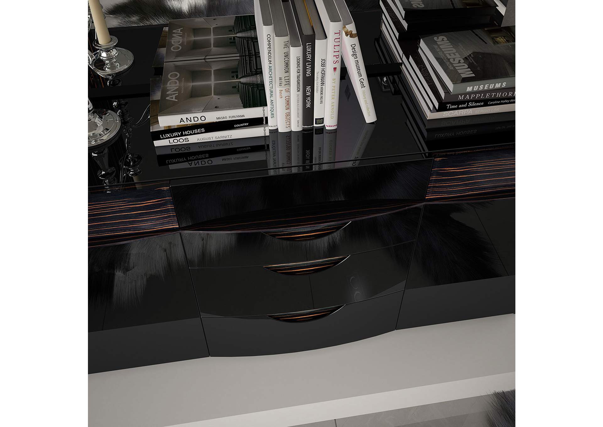 Black Marbella 150 Dresser,ESF Wholesale Furniture