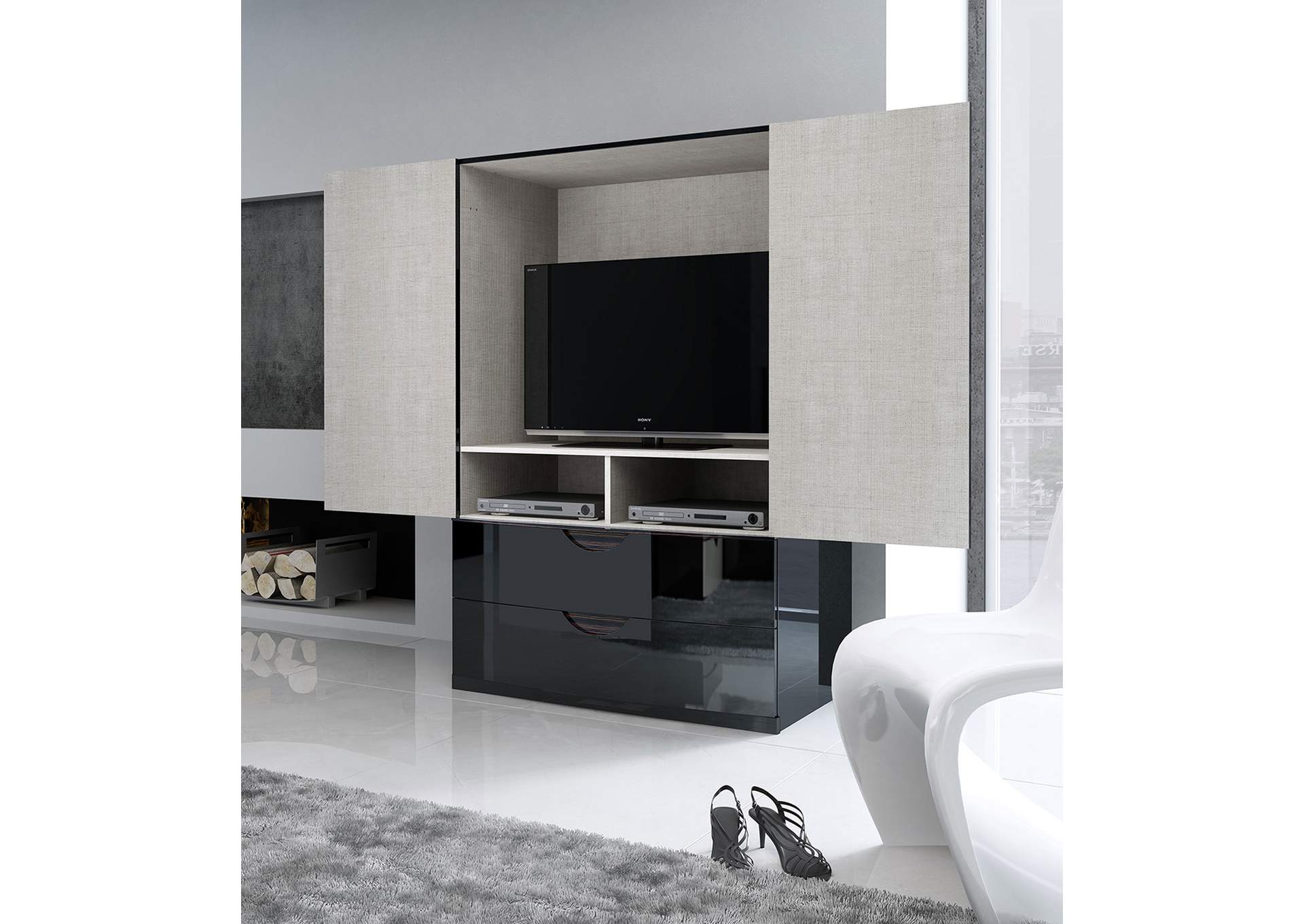 Black Marbella 120 Dresser,ESF Wholesale Furniture