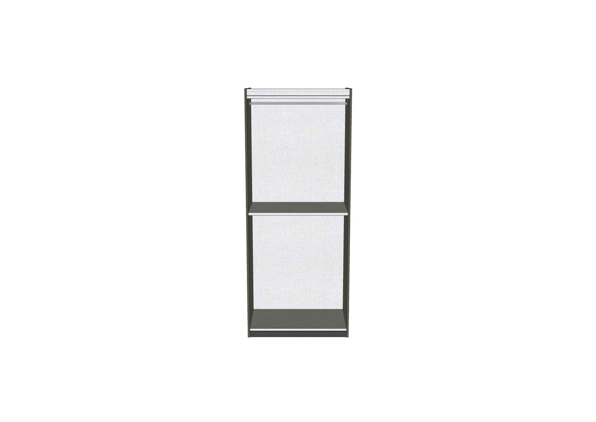 Grey/Silver Marina 2 Door Wardrobe,ESF Wholesale Furniture
