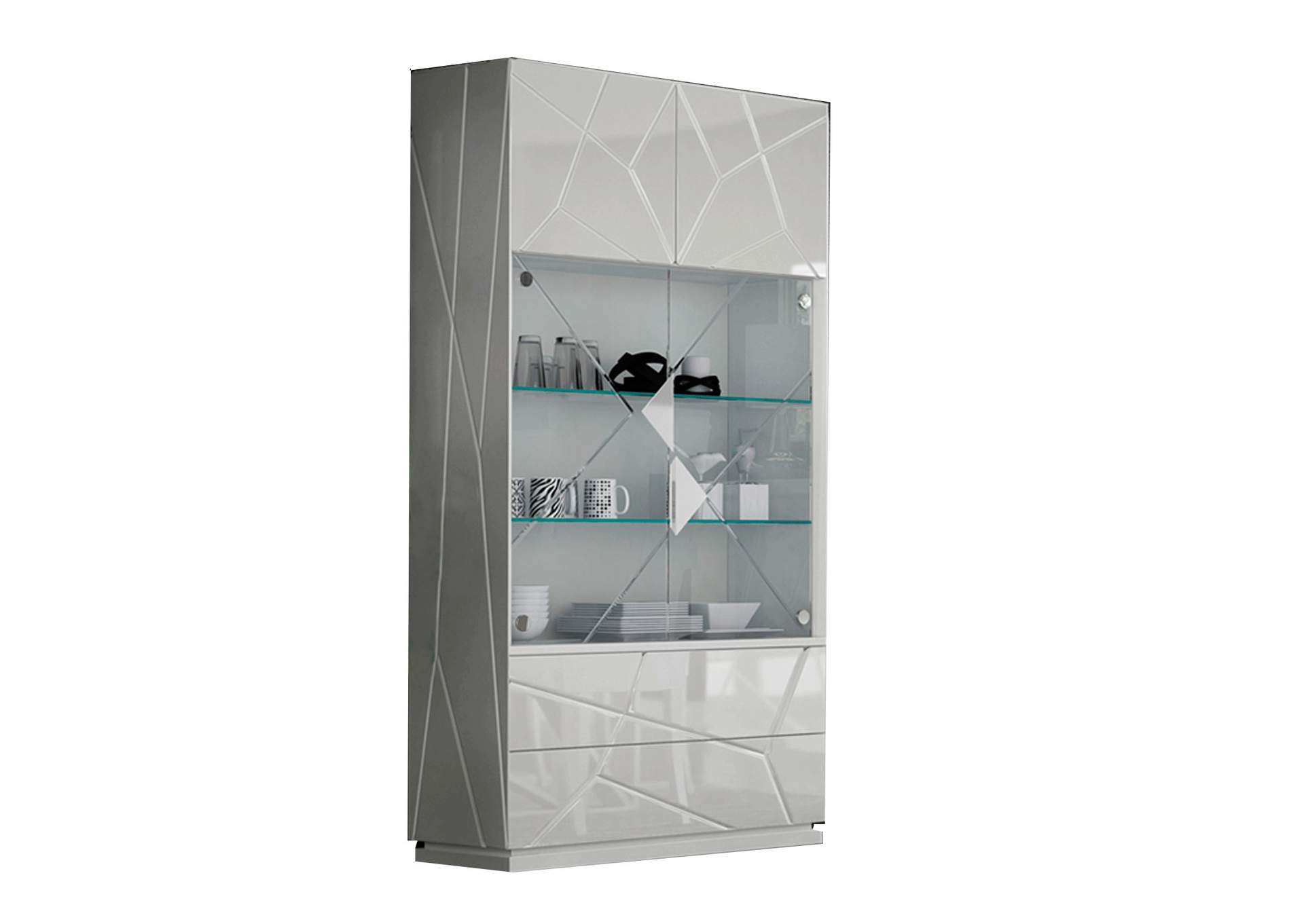 White Kiu Display Unit/China,ESF Wholesale Furniture