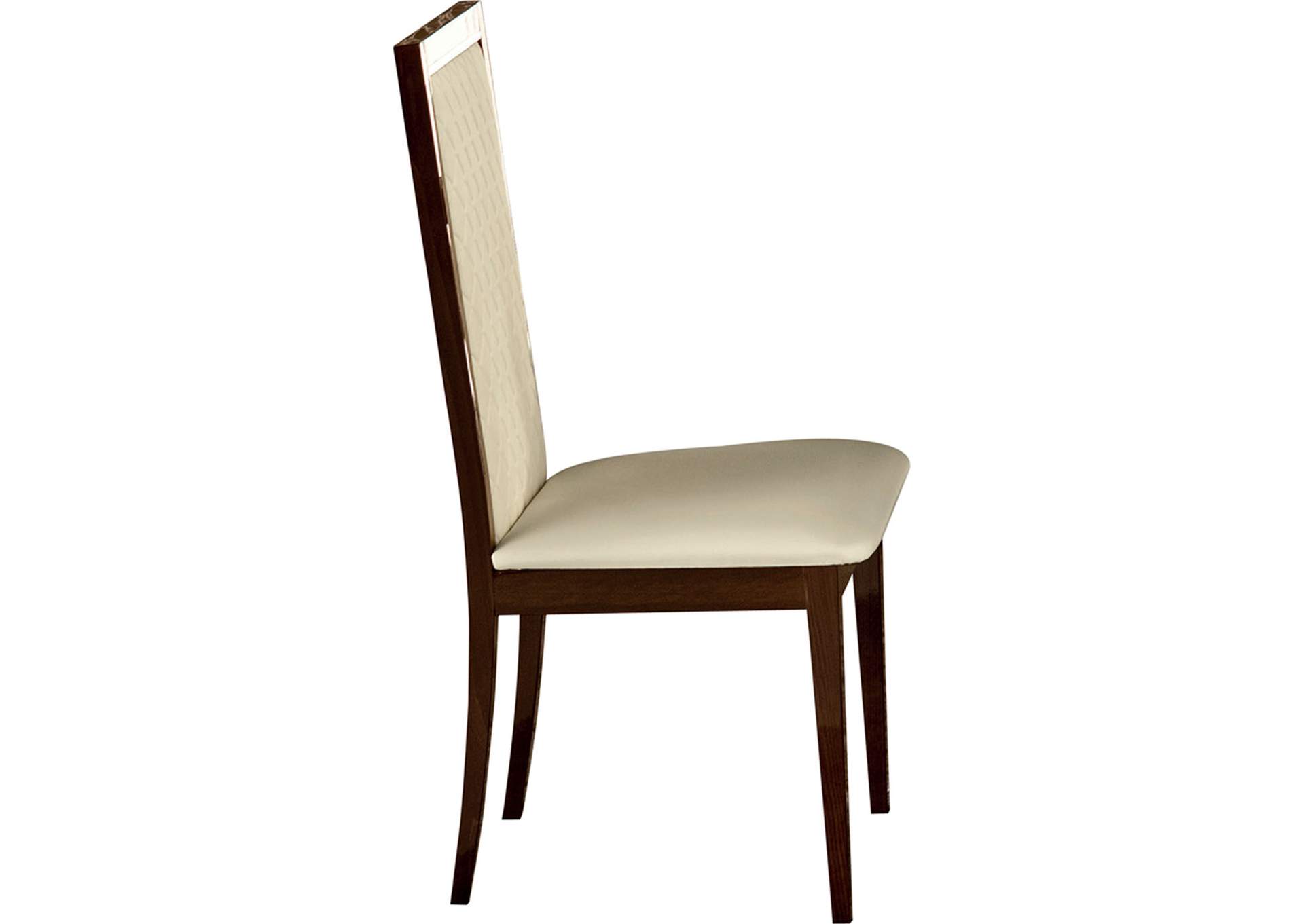 Brown/Wenge/Walnut, Grey/Silver Roma Chair Walnut,ESF Wholesale Furniture