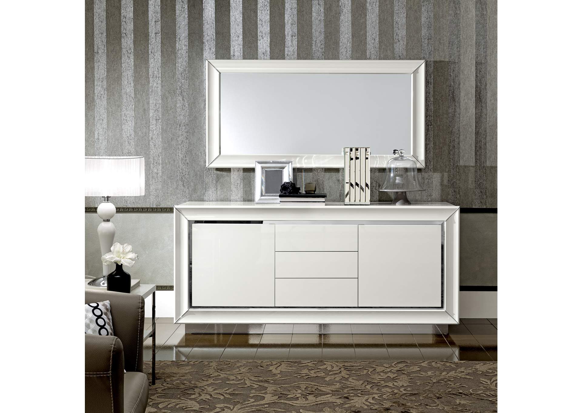 Dama Bianca 3-drawer Buffet,ESF Wholesale Furniture