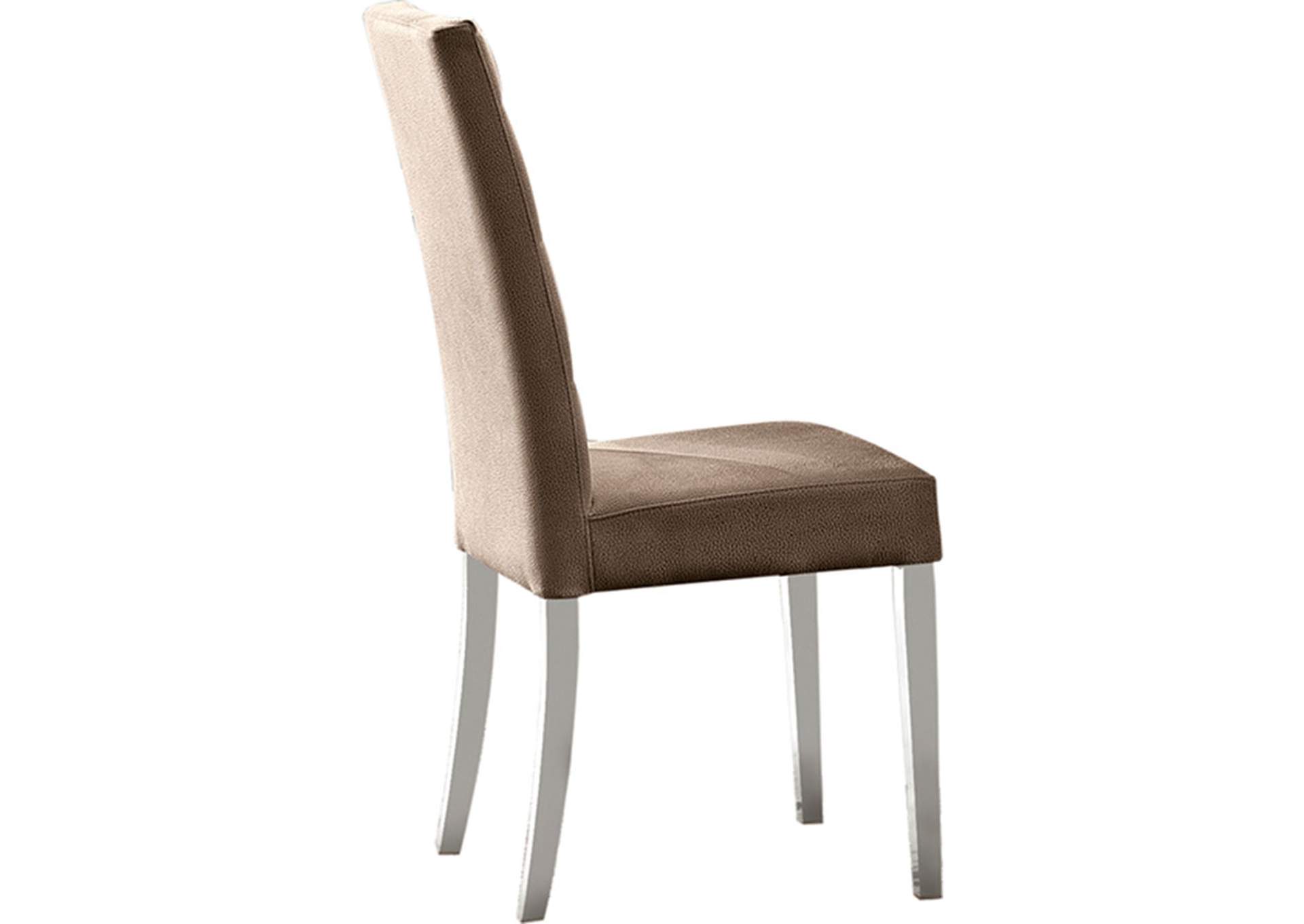 Dama Bianca Side Chair In Eco-leather,ESF Wholesale Furniture