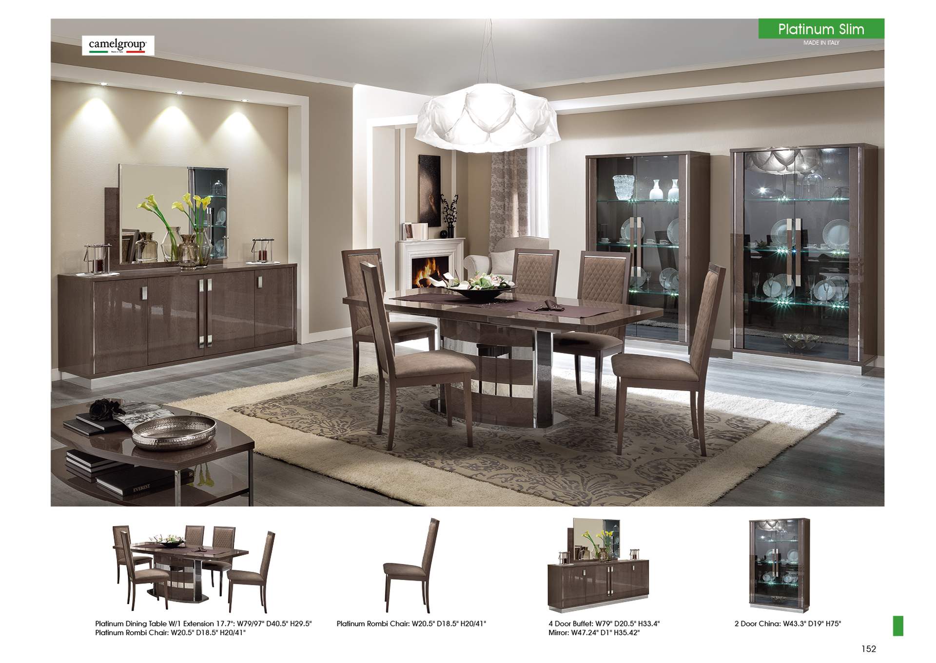 Platinum 4 Door Buffet,ESF Wholesale Furniture