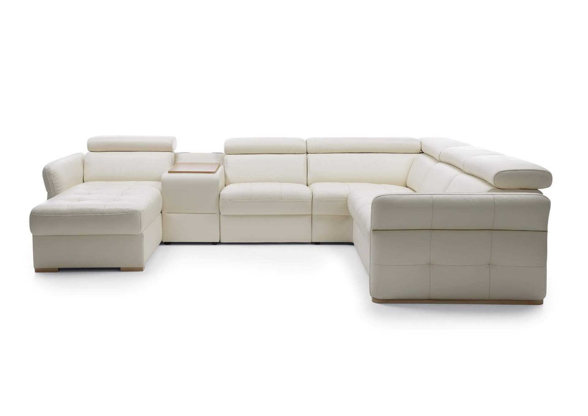 White, Grey/Silver, Light Beige Massimo Sectional,ESF Wholesale Furniture
