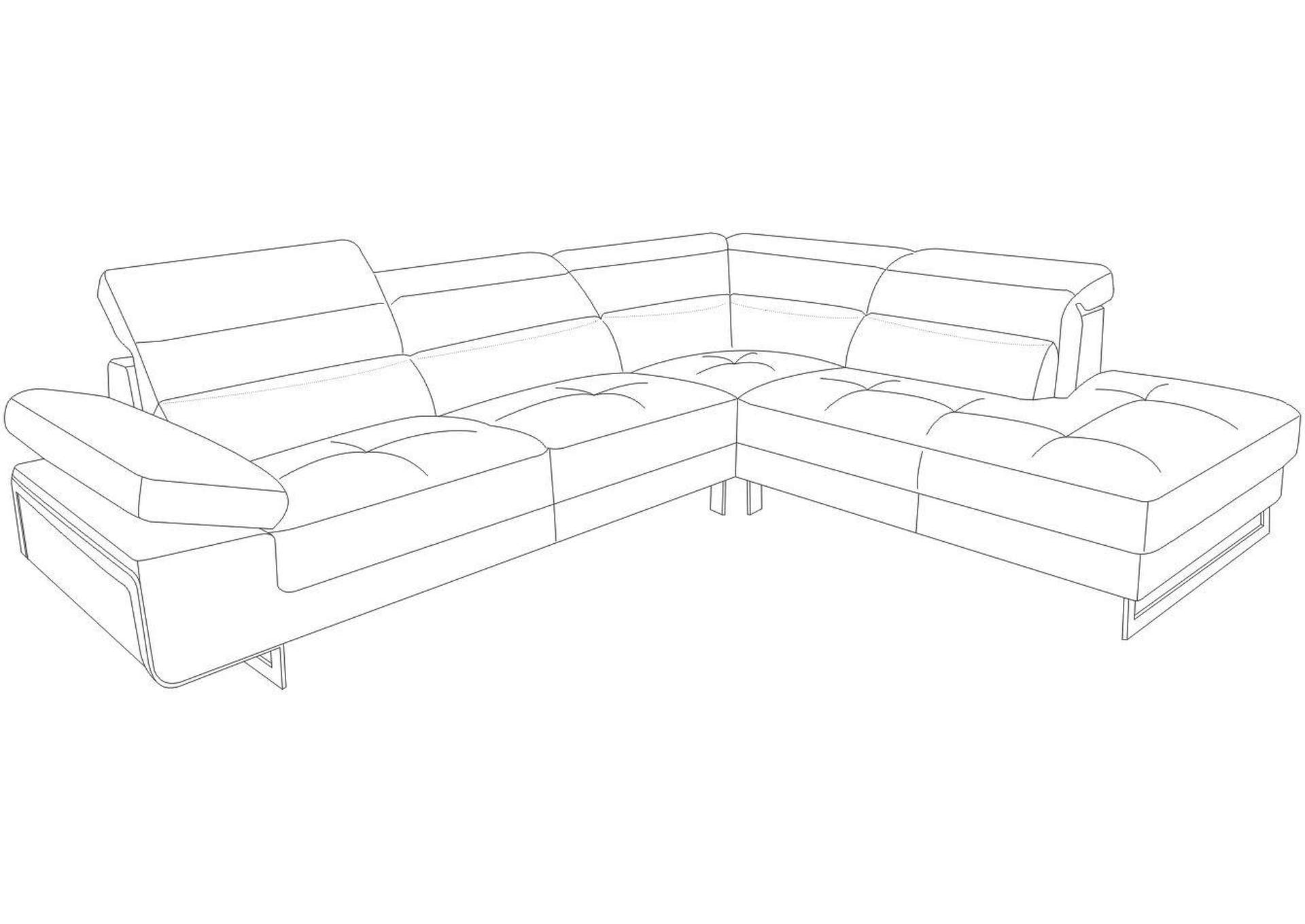 2347 Sectional Right,ESF Wholesale Furniture