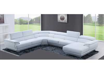 430 Sectional Right Pure White