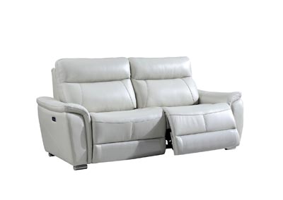 Image for 1705 White & Grey Power Reclining Sofa
