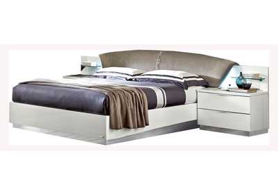 Image for Onda Drop Queen Bed White