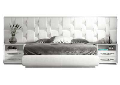 Image for Emporio Beige & White Storage King Bed