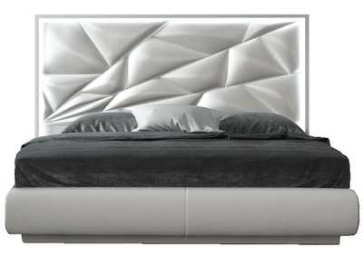 Image for Kiu White King Storage Bed W/ Dresser & Mirror