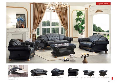Image for Apolo Black Living Room Set