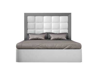 Image for White, Grey/Silver Margo Fs Storage Bed