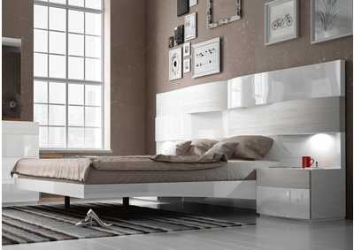 Image for White Cordoba Queen Storage Bed