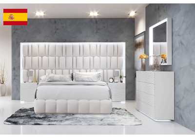 Image for Orion Bed with Wave White Cases SET