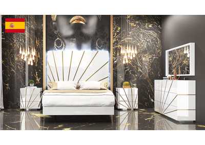 Image for Oro White Bedroom Comp 2 SET