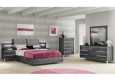 Image for Grey/Silver Elite Nightstand