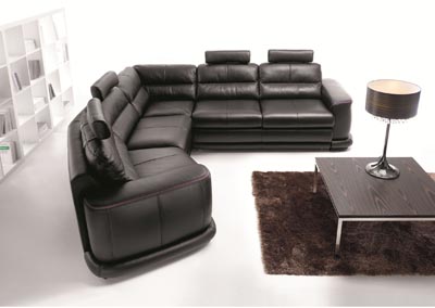 Image for Camino Black Sectional W/ Left Chaise