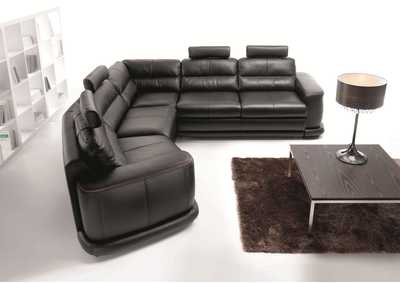 Image for Black Sectional Camino Left Chaise