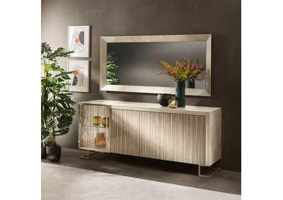 Image for Luce 4 Door Buffet with Mirror SET