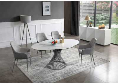 Image for 9034 Dining Table with 1254 Chairs And 3012 Buffet SET