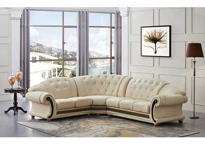 Image for Apolo Sectional Ivory SET