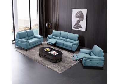 Image for 2934 Blue with Electric Recliners SET
