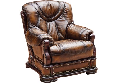 Image for Oakman Brown Arm Chair