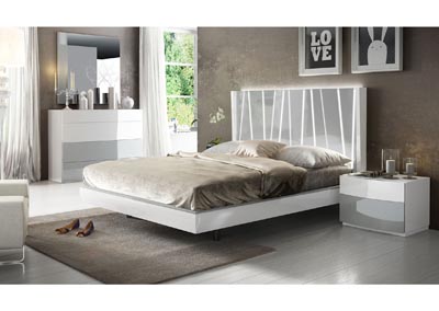 Image for Ronda Dali White & Grey King Bed