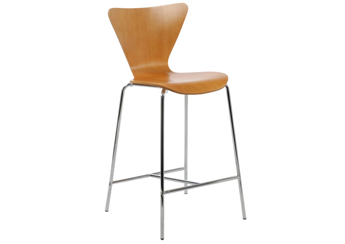 Tessa Natural Counter Chair - Set of 2,EuroStyle