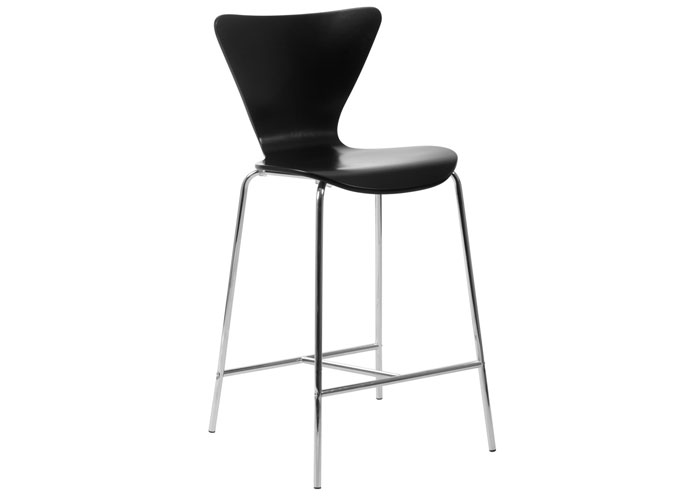 Tessa Black Counter Chair - Set of 2,EuroStyle