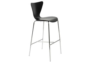 Image for Tessa Black Bar Chair - Set of 2
