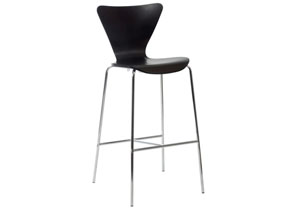 Image for Tessa Wenge Bar Chair - Set of 2