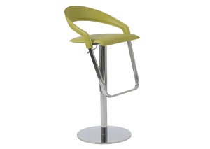 Image for Nasser Adjustable Green Barstool