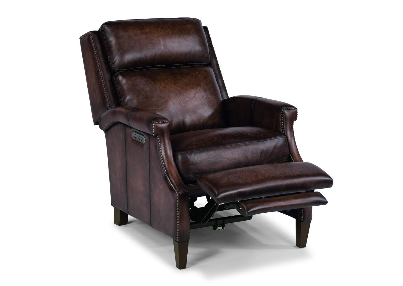 Jagger Brown Power Recliner with Power Headrest,Flexsteel