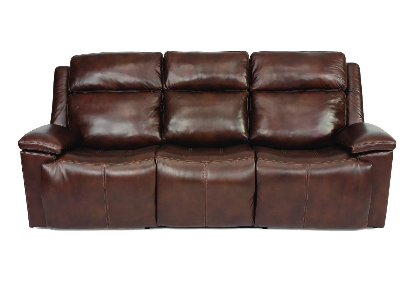 Chance Dark Brown Power Reclining Sofa with Power Headrests,Flexsteel