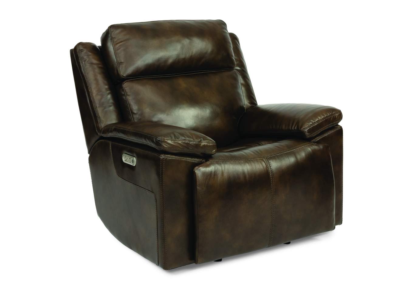 Chance Dark Brown Power Gliding Recliner with Power Headrest,Flexsteel