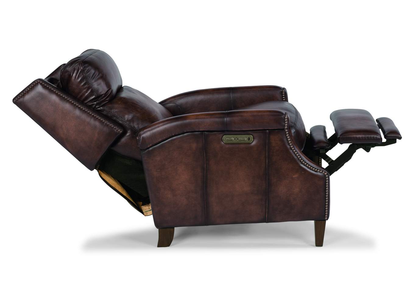 Jagger Brown Power Recliner with Power Headrest,Flexsteel