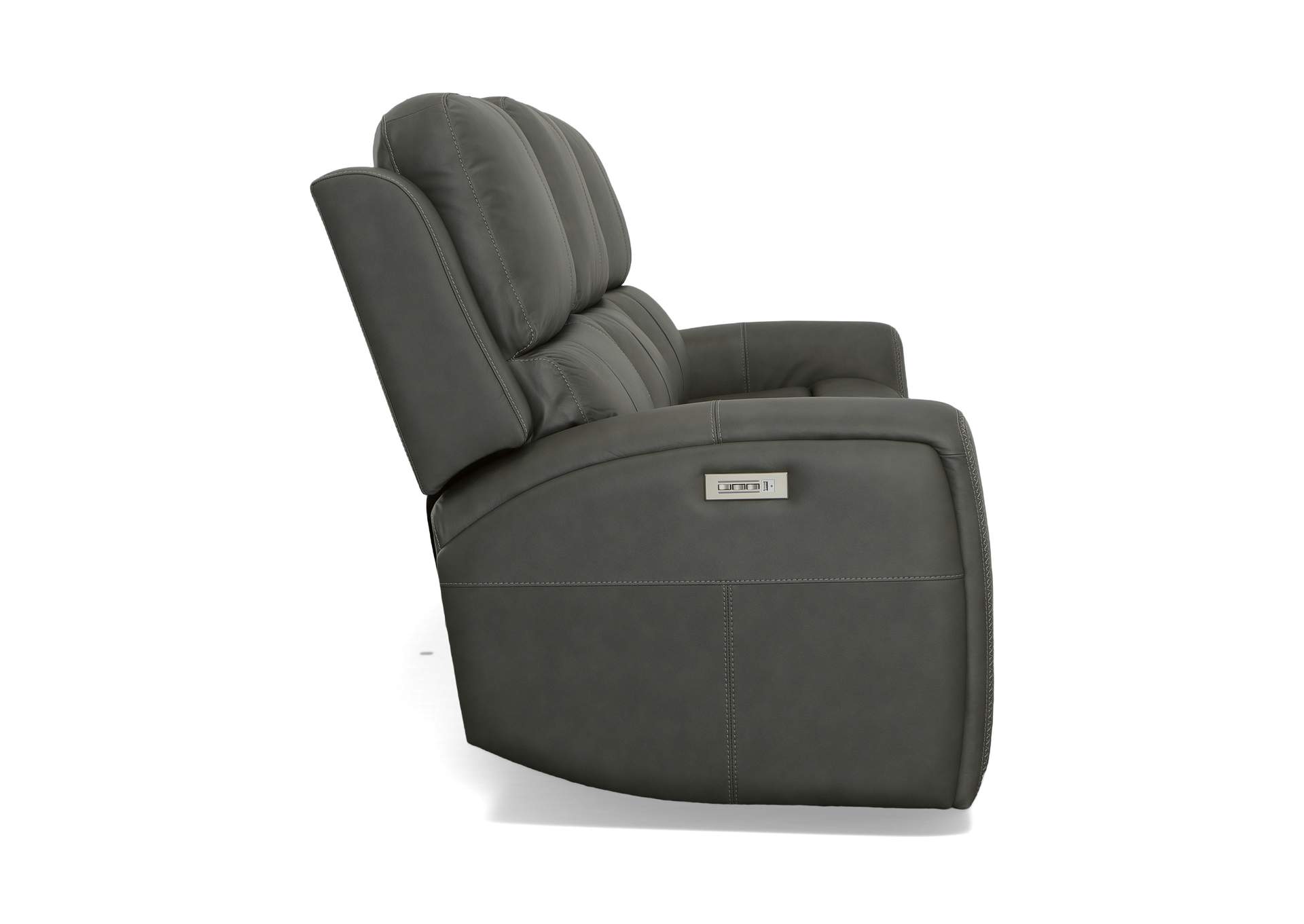 Linden Power Reclining Sofa With Power Headrests & Lumbar,Flexsteel