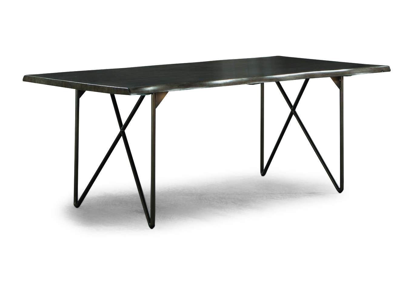 Shadow Distressed Grey Rectangular Dining Table,Flexsteel