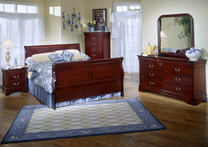 Image for Cherry Dresser w/Mirror