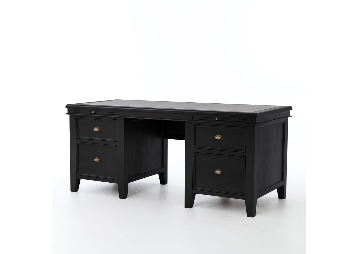 matte black office desk