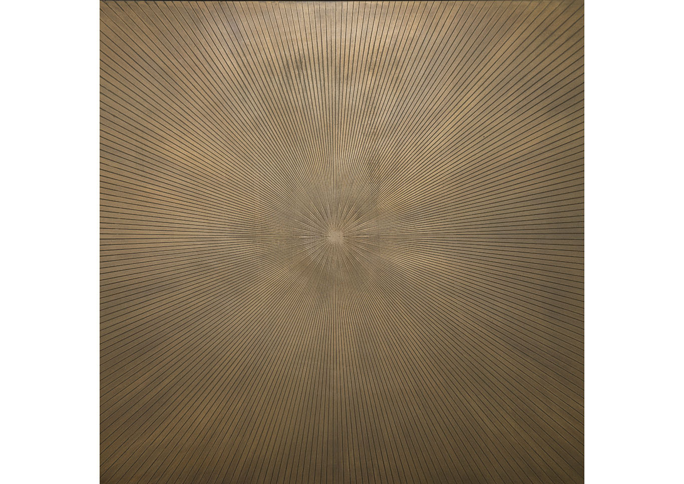 Aged Brass + Sunburst Etched Aged Brass Element Sunburst Bed Furniture