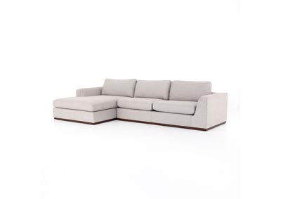 Image for Aged Sienna + Aldred Silver Centrale Colt 2-Piece Sectional