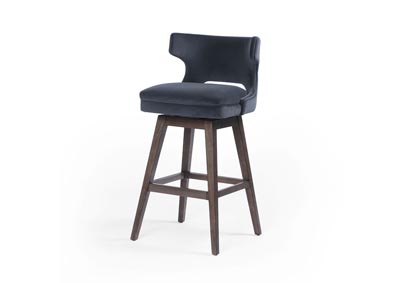 Image for Modern Velvet Shadow Ashford Task Bar + Counter Stool