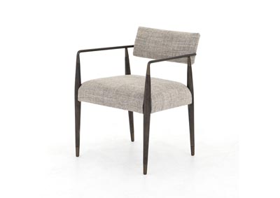 Image for Thames Coal + Aged Bronze + Sierra Brown Beacon Waldon Dining Chair-Thames Coal