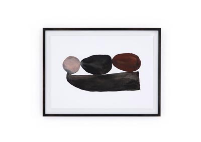Image for Acrylic Shadow Box + Black Washed Maple + Photo Paper Art Studio Shaman Ii By Jess Engle Framed Paper